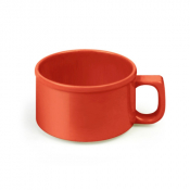 Melamine Soup Mug Red 10oz 4inch/100mm x12