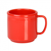 Melamine Mug Red 10oz x12