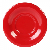 Melamine Saucer Red 5.5inch/140mm x12