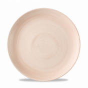 Churchill Super Vit Stonecast Canvas Coral Evolve Coupe Plate 10.25inch