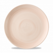 Churchill Super Vit Stonecast Canvas Coral Evolve Coupe Plate 11.25inch