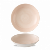 Churchill Super Vit Stonecast Canvas Coral Coupe Bowl 7.25inch