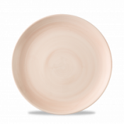 Churchill Super Vit Stonecast Canvas Coral Evolve Coupe Plate 8.67inch
