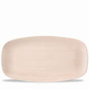 Churchill Super Vit Stonecast Canvas Coral  Chefs Oblong Plate 13 7/8X7 3/8inch