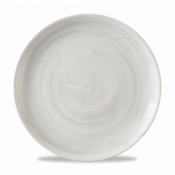 Churchill Super Vit Stonecast Canvas Grey Evolve Coupe Plate 11.25inch