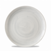 Churchill Super Vit Stonecast Canvas Grey Evolve Coupe Plate 8.67inch
