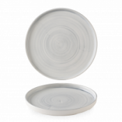 Churchill Super Vit Stonecast Canvas Grey  Walled Plate 10 2/8inch