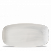 Churchill Super Vit Stonecast Canvas Grey Chefs Oblong Plate 11 3/4X6inch