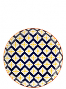 Cadiz Blue & Orange Plate 8inch (20cm)