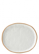 Hessian Plate 8.3inch x 7.2inch (21.3cm x 18.3cm)