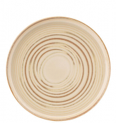 Santo Taupe Coupe Plate 11inch (28cm)