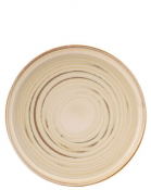 Santo Taupe Coupe Plate 8.5inch (22cm)