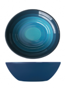 Azure Blue Atlantis Melamine Oval Bowl 23 x 20.5 x 7.5cm
