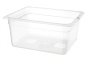Gastronorm Polypropylene Clear 1/2 150mm