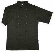 Dennys Chef Jacket Short Sleeve Black 3XL