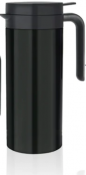 Cylinder-Type Vacuum Jug - Black 1.5L