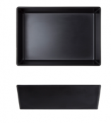Black Tokyo Melamine Salad Box 20.5 x 14.5 x 6cm