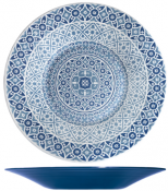 Blue Marrakesh Melamine Bowl 48 x 6cm