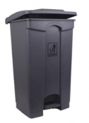 Polypropylene Pedal Bin Grey 87L