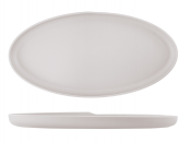 White Copenhagen Oval Melamine Dish 47.5 x 24cm