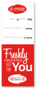 Take Away Food Delivery Labels 50x130mm x500