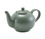 Porcelain Matt Sage Teapot 45cl/ 15.75oz