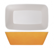 Orange Seville Melamine GN 1/4 Deep Dish 26.5 x 16.2 x 8cm