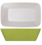 Lime Green Seville Melamine GN 1/4 Deep Dish 26.5 x 16.2 x 8cm