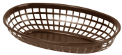 Fast Food Basket Oblong Brown 238mm