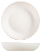 White Copenhagen Melamine Coupe Bowl 24.5 x 5.3cm