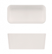 White Tokyo Melamine Middle Bento Box Insert 16.9 x 8.3 x 7cm