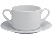 Glacier Soup Cup Saucer 175mm x6