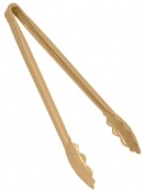 Tong Scallop Grip Polycarbonate Beige 12inch