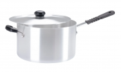 Saucepan with Silicone Handle Aluminium Medium Duty 26cm
