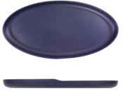 Denim Blue Copenhagen Oval Melamine Dish 47.5 x 24cm