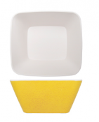 Lemon Yellow Seville Melamine GN 1/6 Deep Dish 17.6 x 16.2 x 8cm