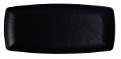 Cali Black Rectangle Melamine Plate 24.1 x 11cm (9 1/2 x 4 1/3inch )