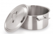 Stew Pan & Lid Stainless Steel 28cm