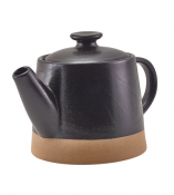 Kava Black Stoneware Teapot 48cl/ 16.8oz