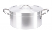 Casserole Pan Medium Duty Low Aluminium 36x18cm 18L
