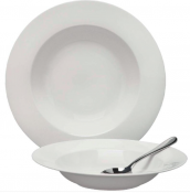 Glacier Rimmed Pasta / Soup Bowl  240mm x6