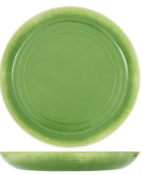 Light Green Glazed Melamine Casablanca Bowl 38 x 4.5cm