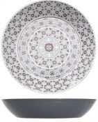 Grey Marrakesh Melamine Bowl 42.5 x 8cm