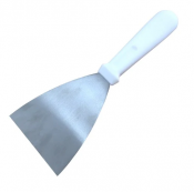 Scraper with White Handle