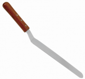 Icing Spatula Cranked Wood Handle 10inch