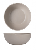 Sand Brown Copenhagen Round Melamine Bowl 20 x 7.5cm