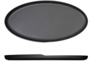 Black Copenhagen Oval Melamine Dish 55 x 27.5cm