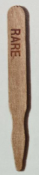 Steak Marker Birchwood Rare 3.5inch/90mm