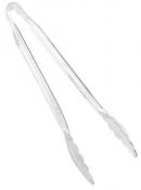 Tong Scallop Grip Polycarbonate Clear 12inch