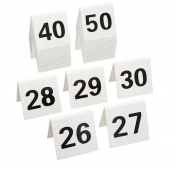 Table Numbers  1-50